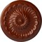 Ekena Millwork Flower Spiral Ceiling Medallion (Fits Canopies up to 2"), Hnd-Painted Firebrick, 12 1/4"OD x 2 1/4"P CM12FLFIF - alternate 1